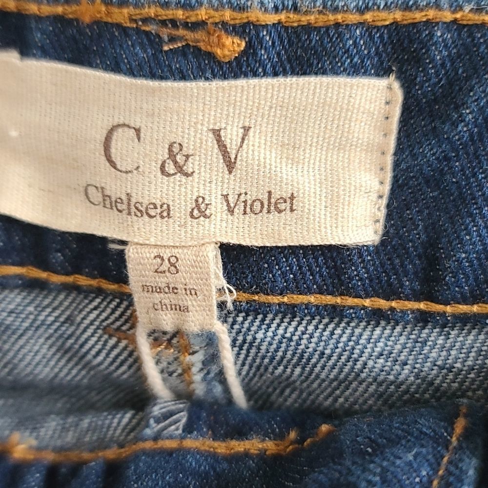 SHORTS. CHELSEA AND VIOLET  DENIM SHORTS - Picture 10 of 13